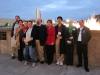 Returning from the workshop dinner