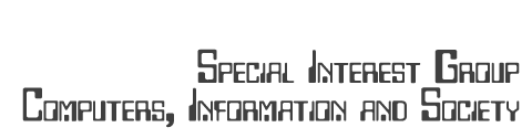The Special Interest Group on Computers, Information, and Society