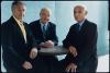 Leonard Kleinrock, Paul Baran, and Larry Roberts, photographed by Vanity Fair in 2008.